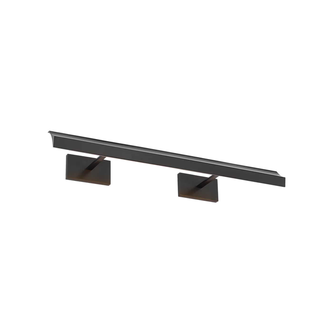 bronze finish picture light with warm 2700K LED for gallery wall lighting