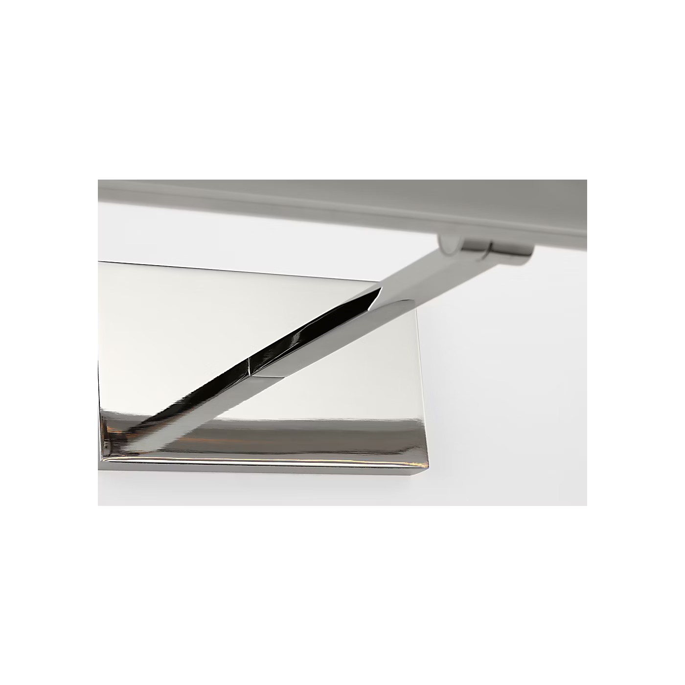 modern polished nickel picture light 24 inch LED fixture for gallery wall