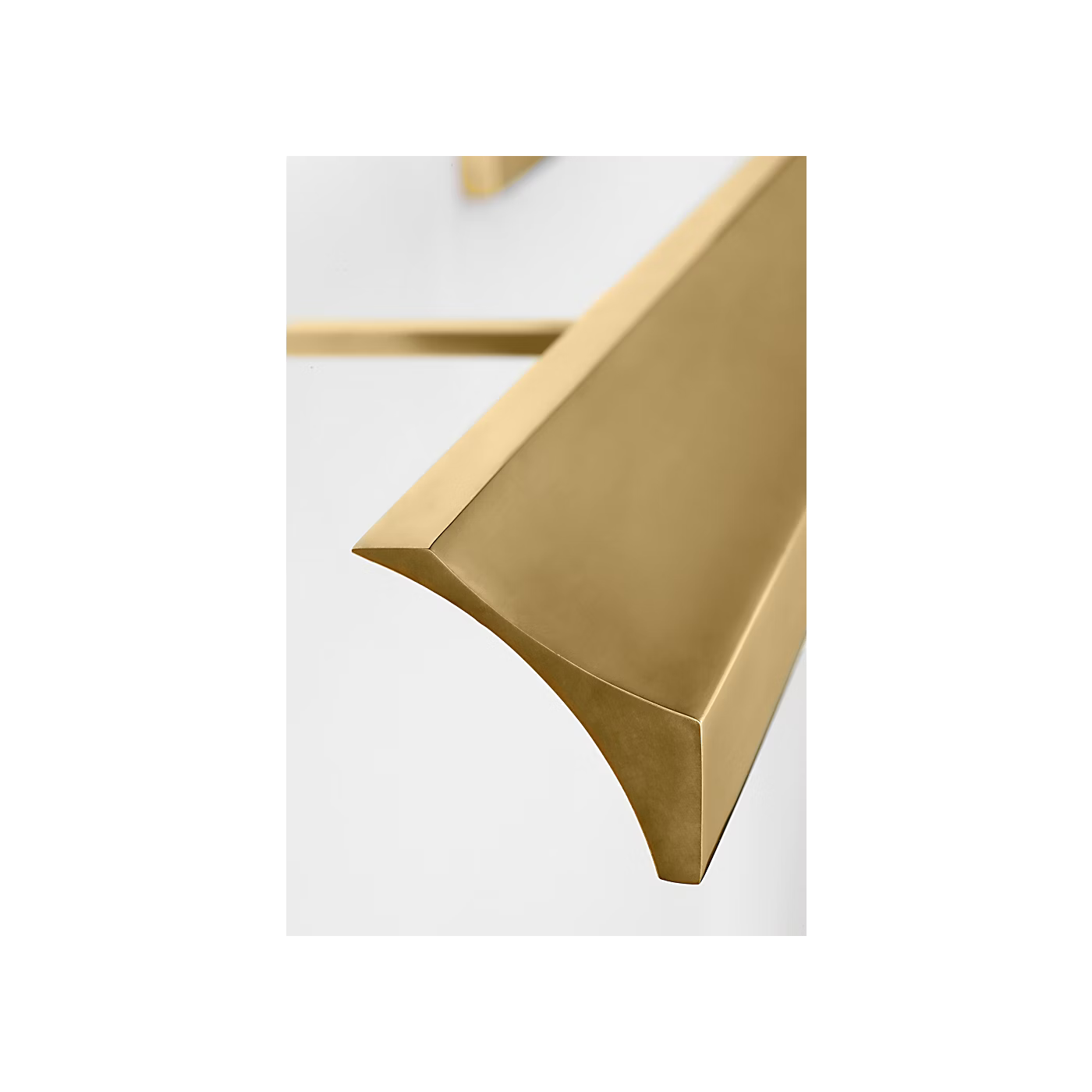 Elegant brass LED picture light for bedroom and hallway artwork