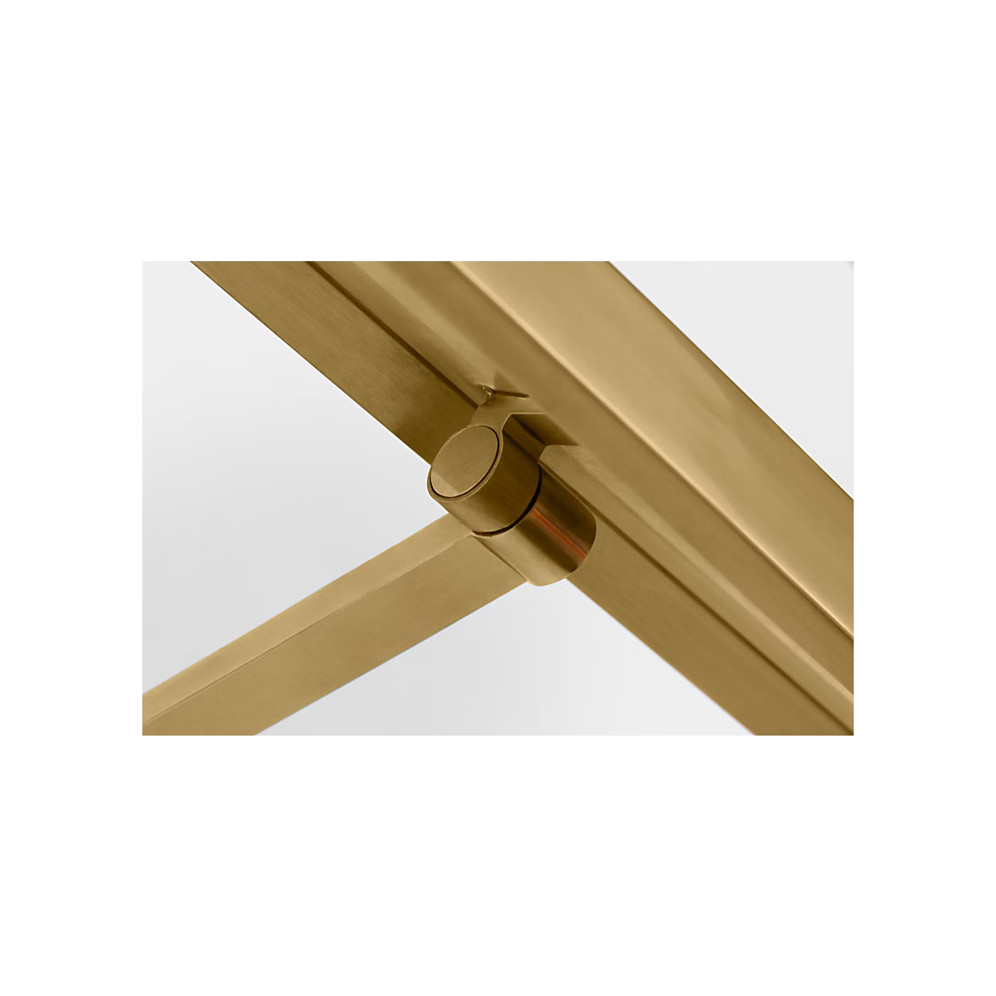 Brass picture light fixture for office hotel and gallery wall display
