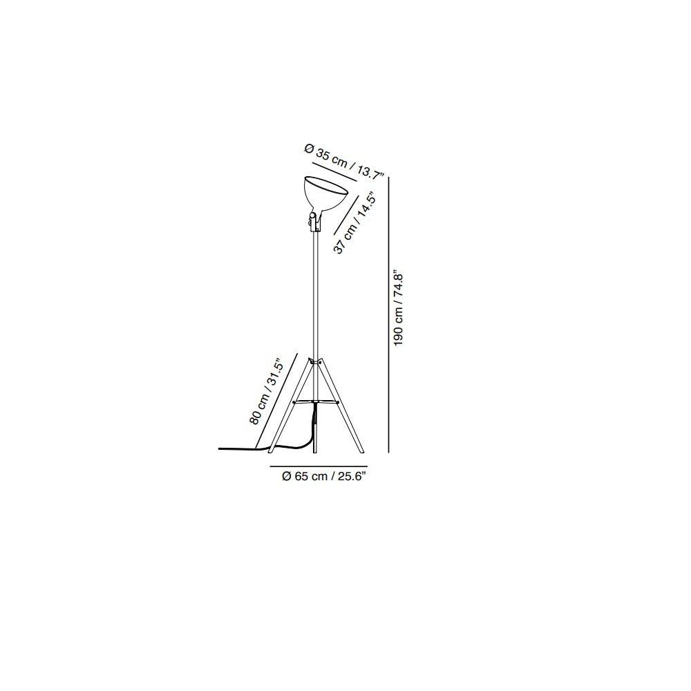 Carpyen Lighting Tripod F Floor Lamp
