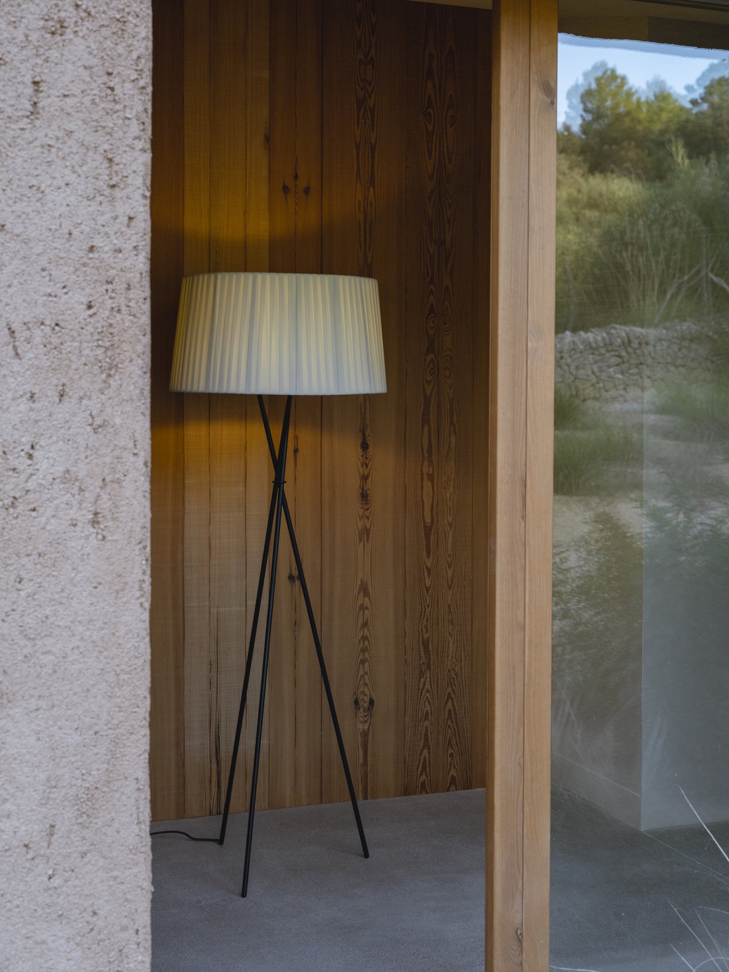 Contemporary Santa and Cole floor lamp for warm ambient lighting
