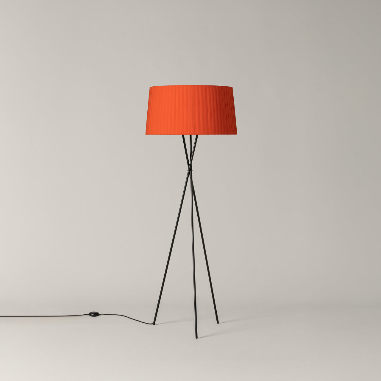 Santa and Cole designer floor lamp with warm glow lighting