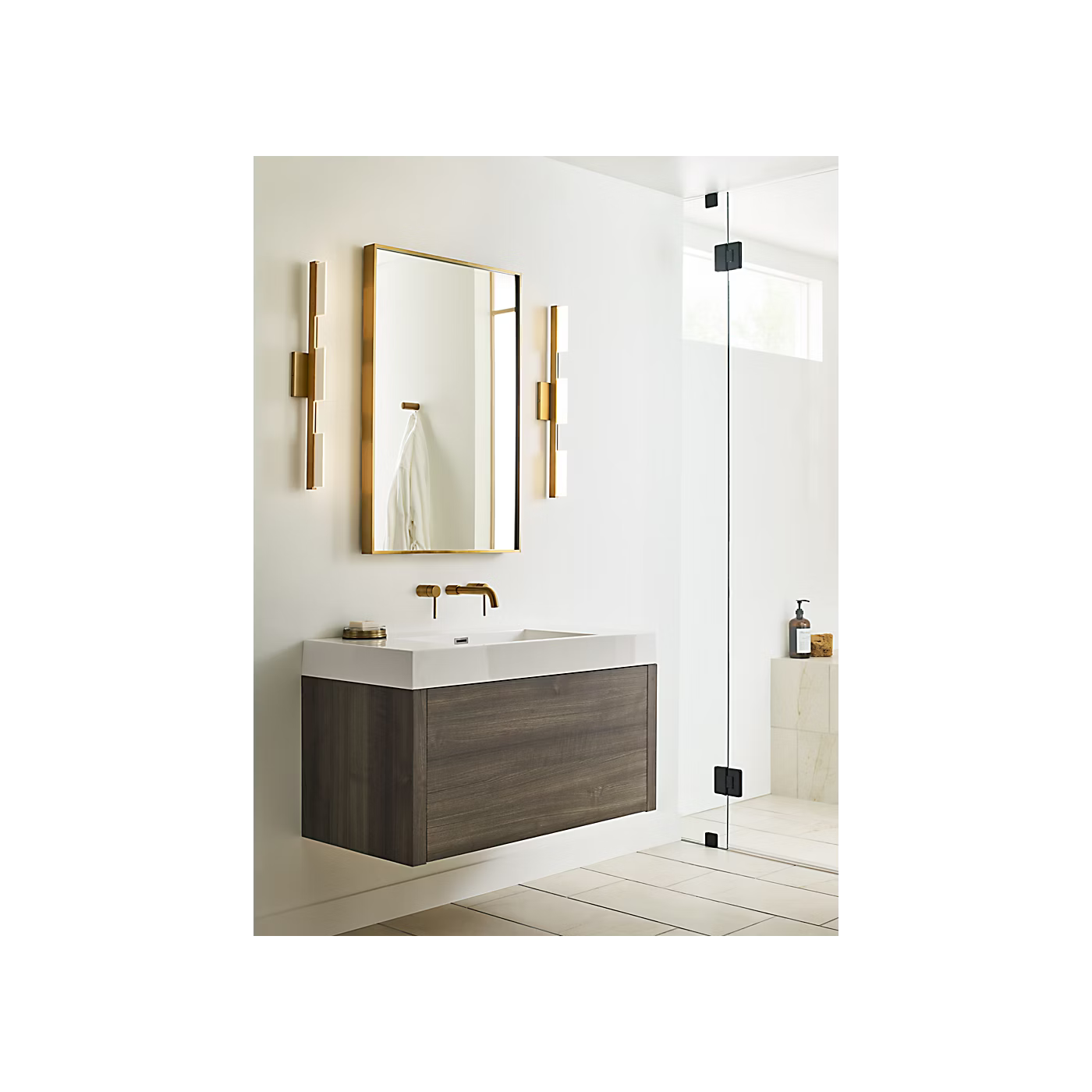 Tris 3 Light LED Bath Vanity Light 25-inch by Visual & Comfort & Co