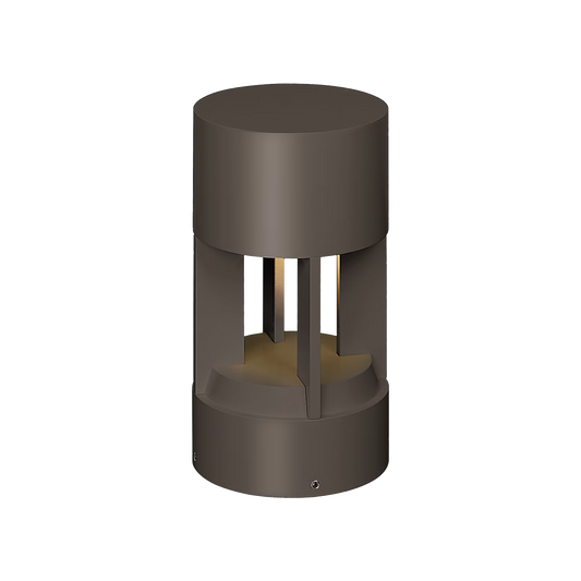 Visual Comfort Turbo 12 LED outdoor path light in bronze finish by Sean Lavin 
