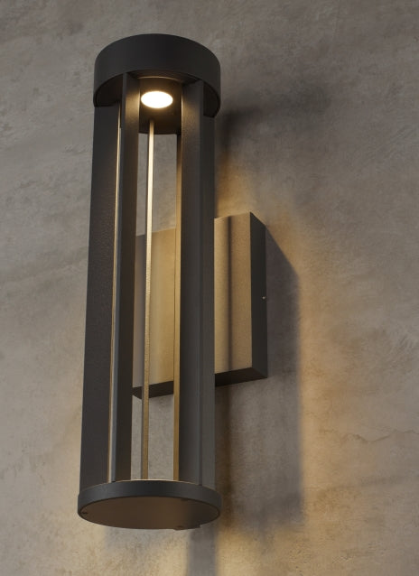 Visual Comfort Turbo Led Outdoor Wall Sconce Charcoal