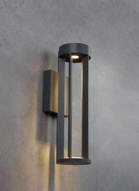 Visual Comfort Turbo Led Outdoor Wall Sconce Charcoal