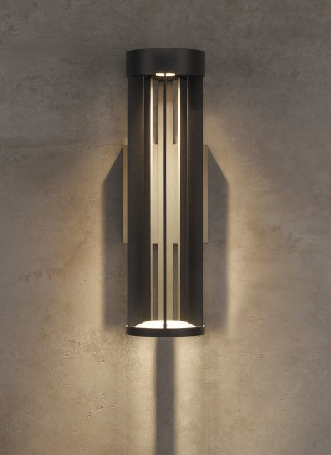 Visual Comfort Turbo Led Outdoor Wall Sconce Charcoal
