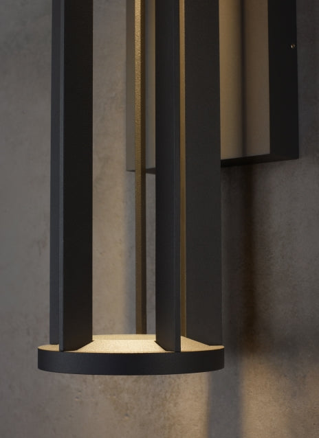 Visual Comfort Turbo Led Outdoor Wall Sconce Black