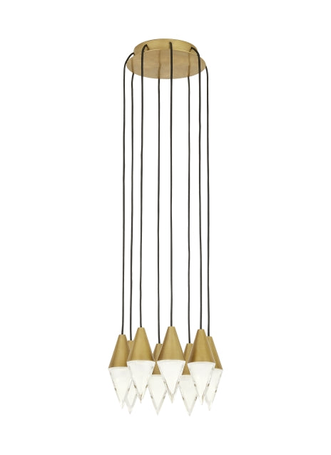 Visual Comfort Turret 8 Light Chandelier 