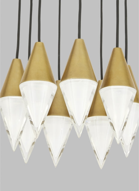 Visual Comfort Turret 8 Light Chandelier 
