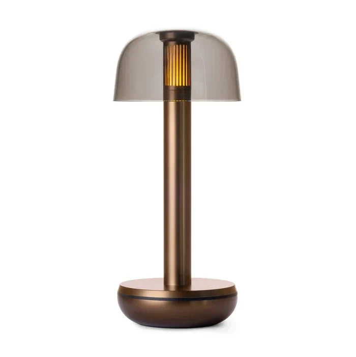 Humble Two V2 Cordless Table Lamp by Humble, Bronze with Smoked Shade (image 6)