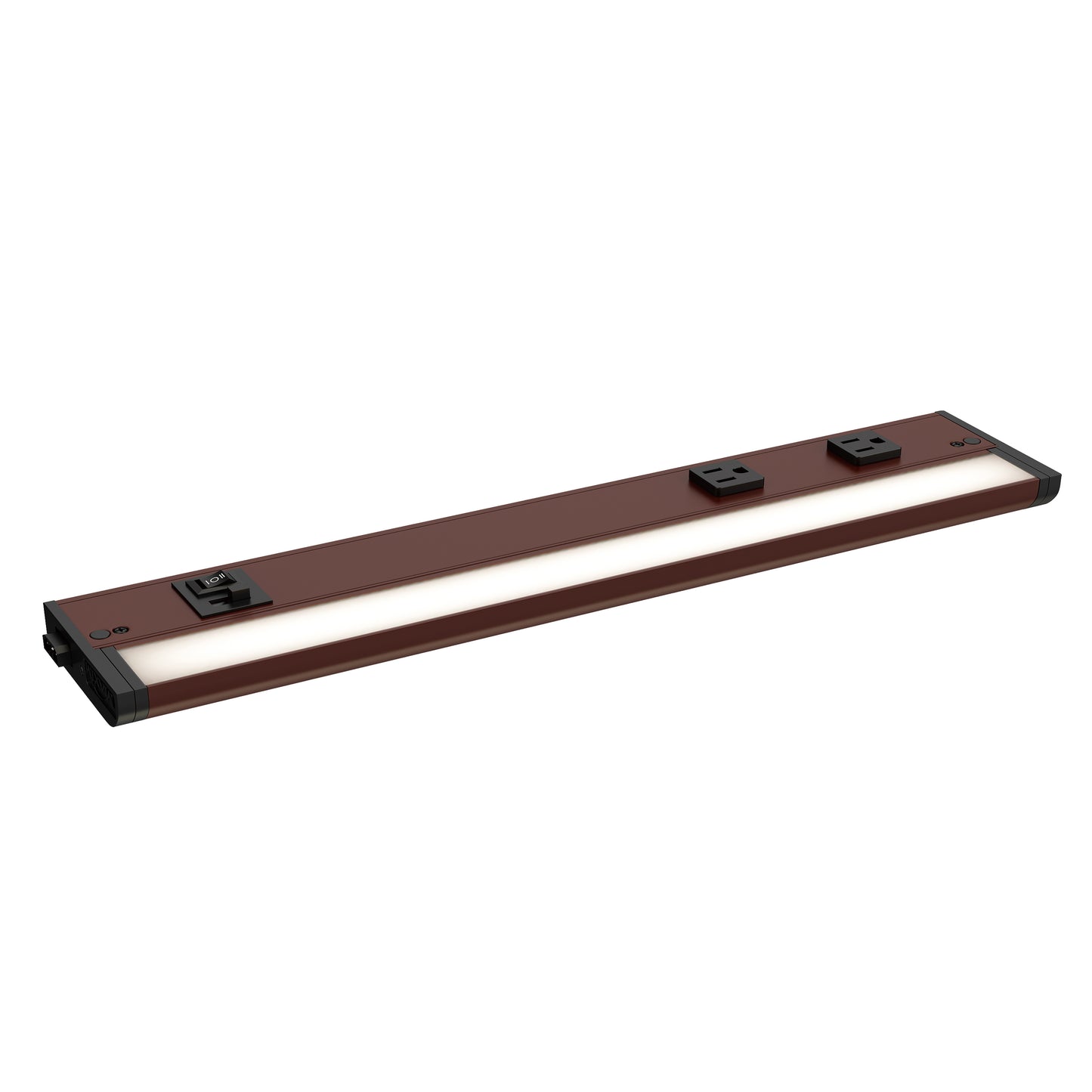 CounterMax 5K 18" LED Under Cabinet w 3 Prong Bronze by Maxim Lighting