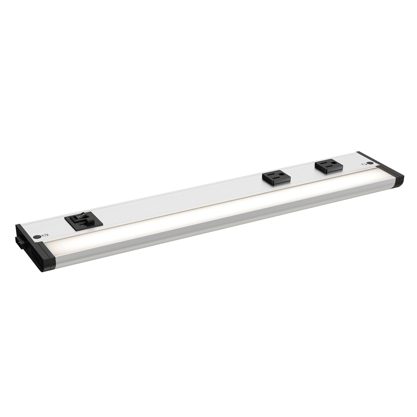 CounterMax 5K 18" LED Under Cabinet w 3 Prong Satin Nickel by Maxim Lighting