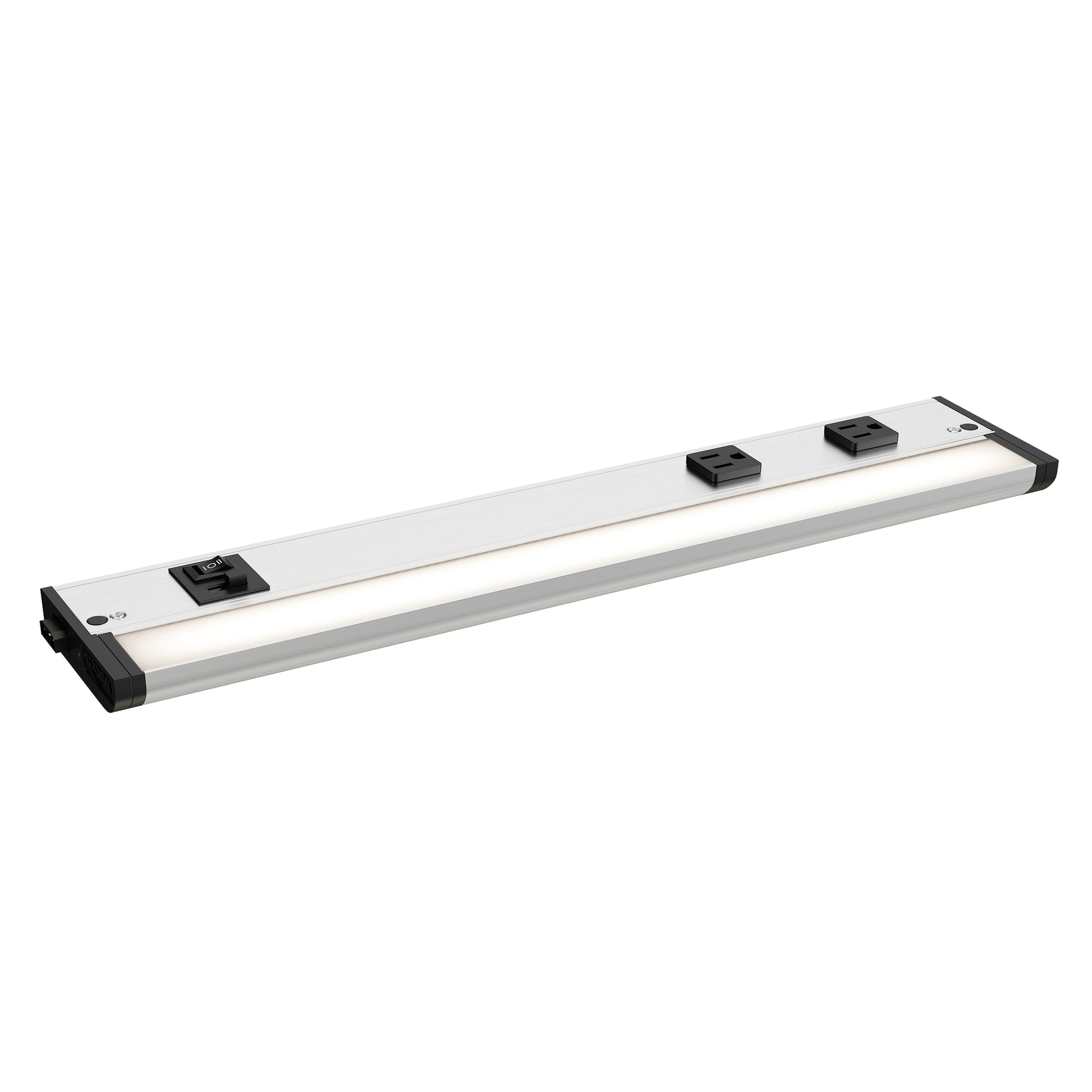 CounterMax 5K 18" LED Under Cabinet w 3 Prong Satin Nickel by Maxim Lighting