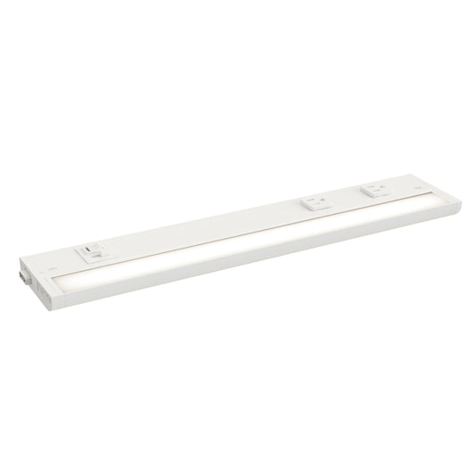 CounterMax 5K 18" LED Under Cabinet w 3 Prong White by Maxim Lighting