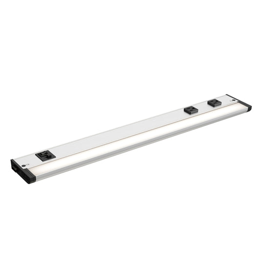 CounterMax 5K 24" LED Under Cabinet w 3 Prong Satin Nickel by Maxim Lighting