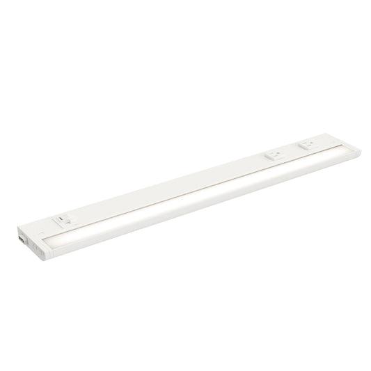 CounterMax 5K 24" LED Under Cabinet w 3 Prong White by Maxim Lighting