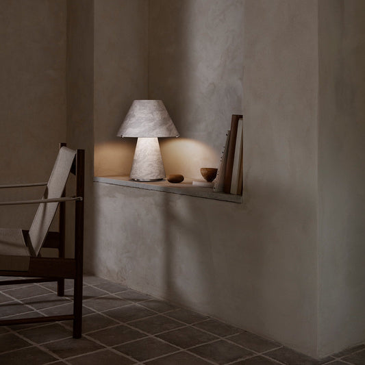 Upglas T2 by Astep — white version lit in a wall niche