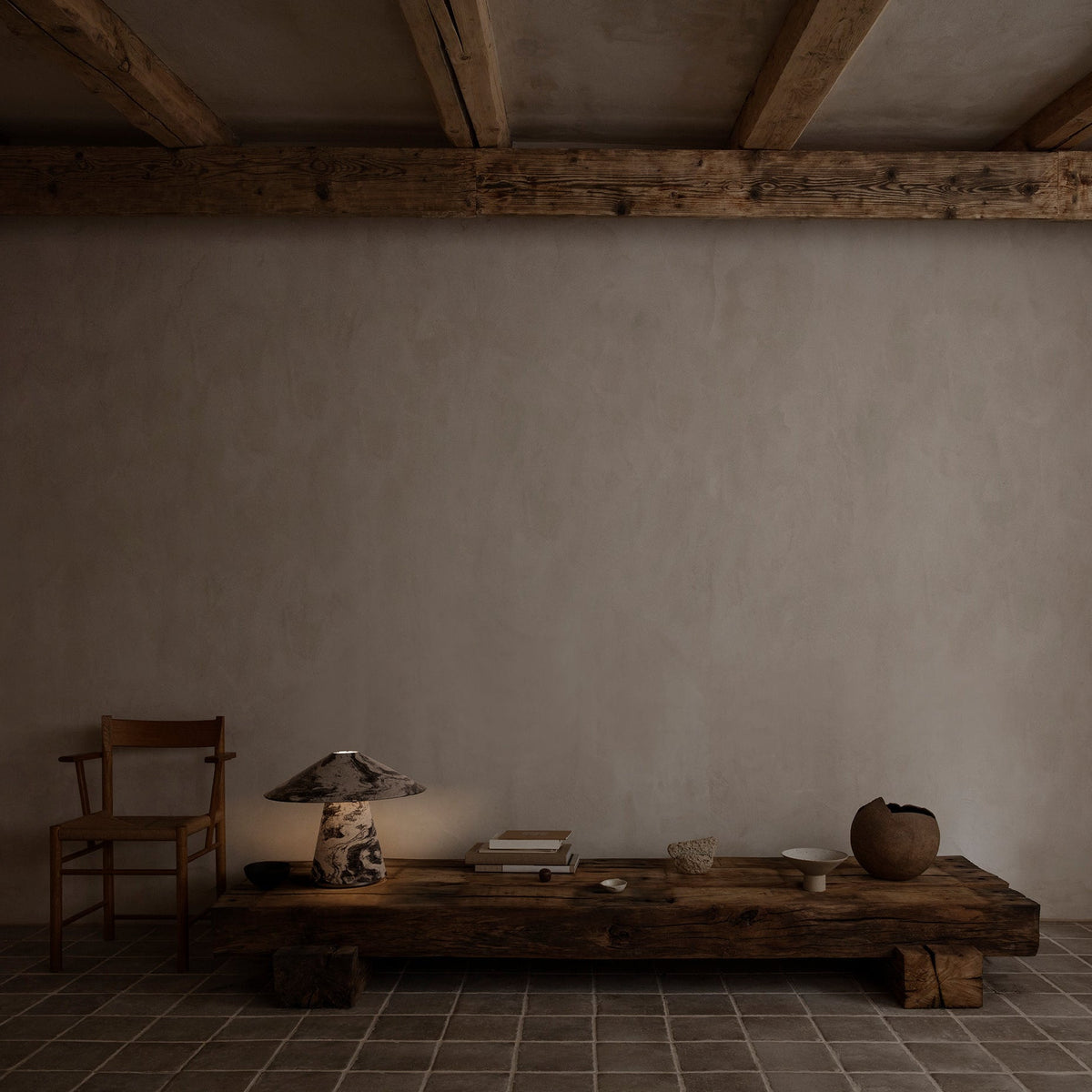 Upglas T1 by Astep — on a low wooden bench