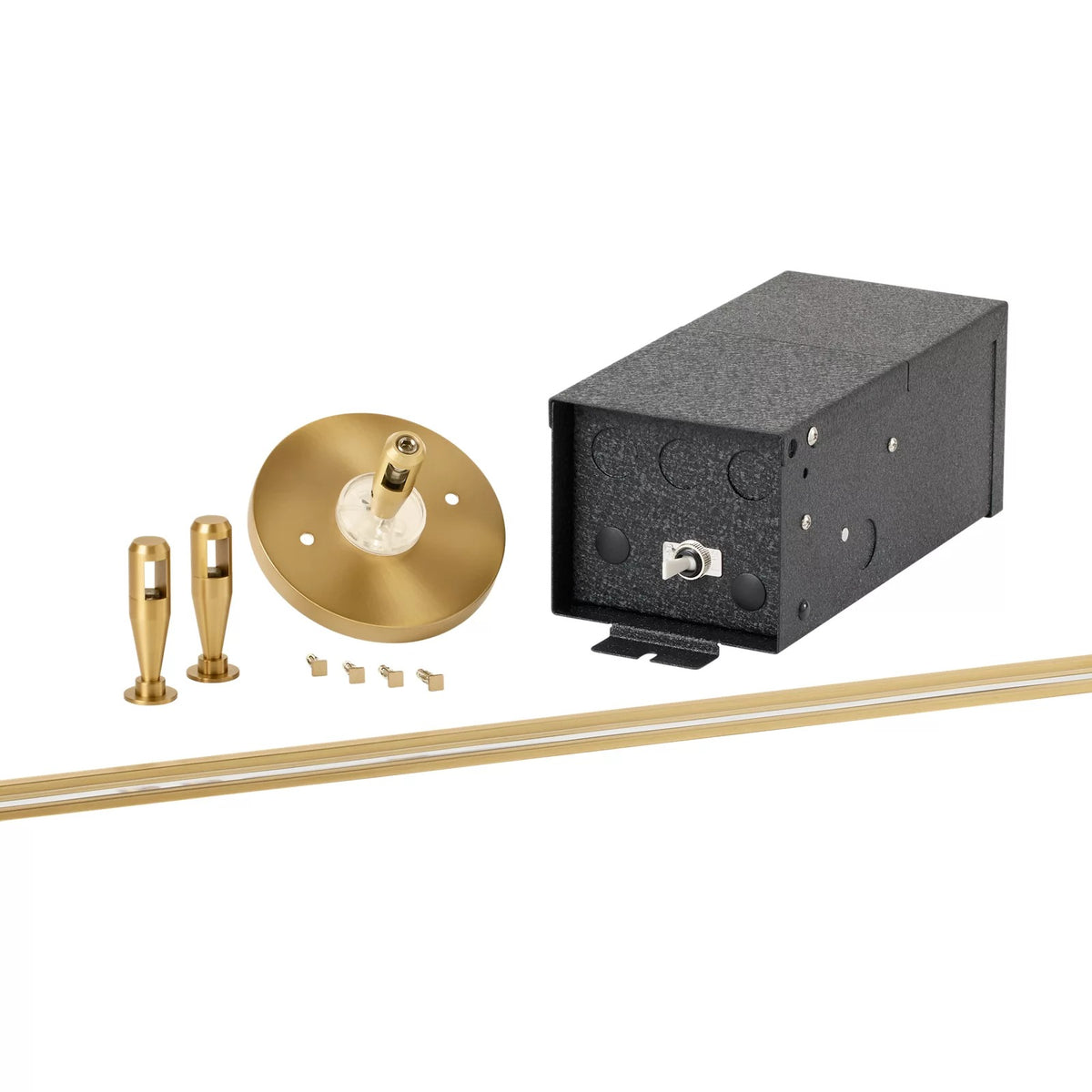Visual Comfort MonoRail Remote Kit 300W in Aged Brass, detail view