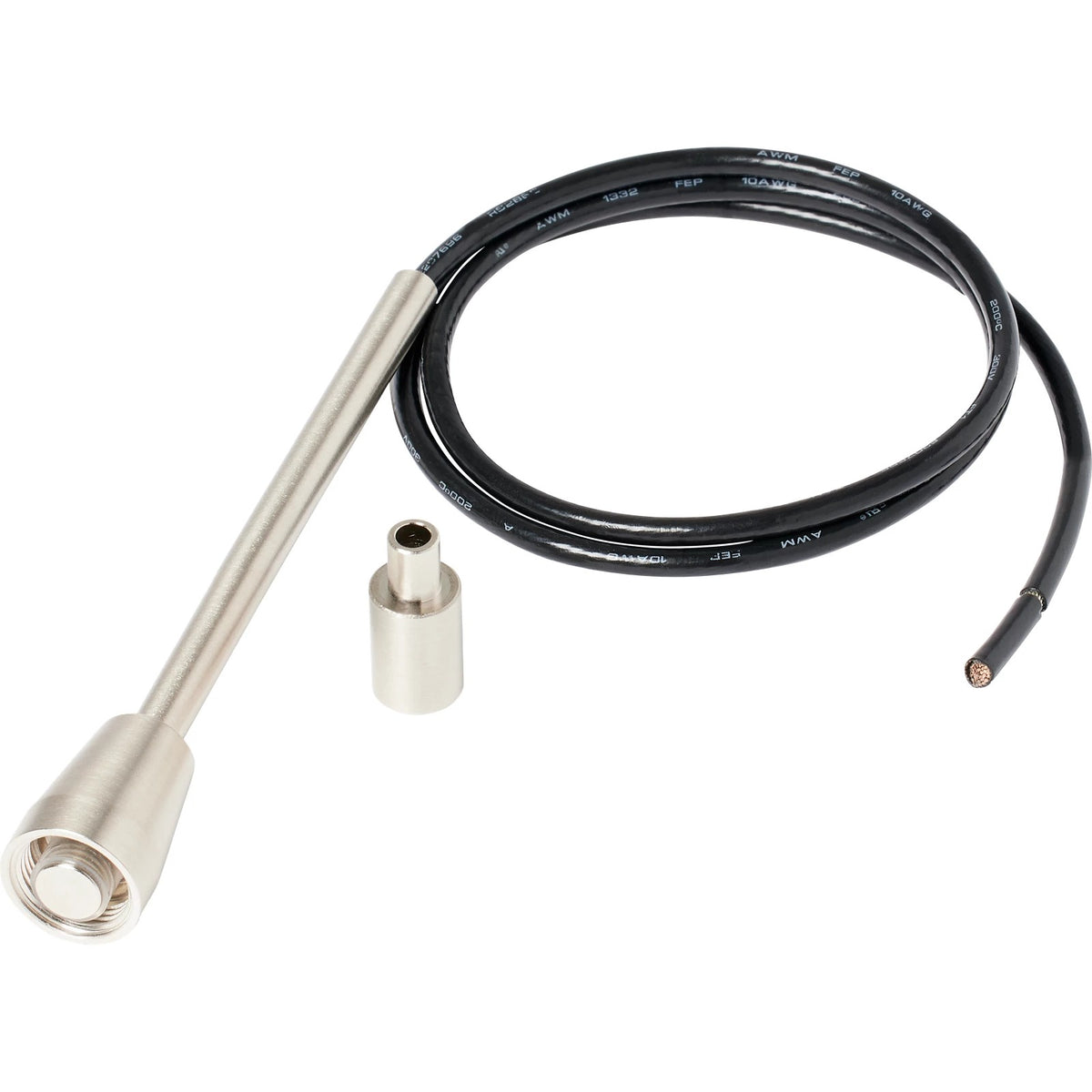 Visual Comfort MonoRail Power Extender in Satin Nickel, studio view