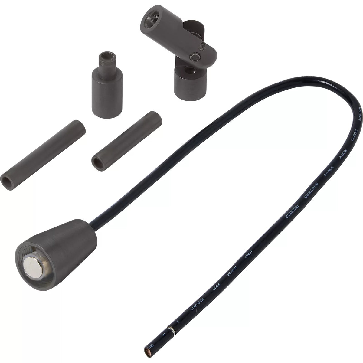 Visual Comfort MonoRail Power Vault Adapter in Antique Bronze, detail view