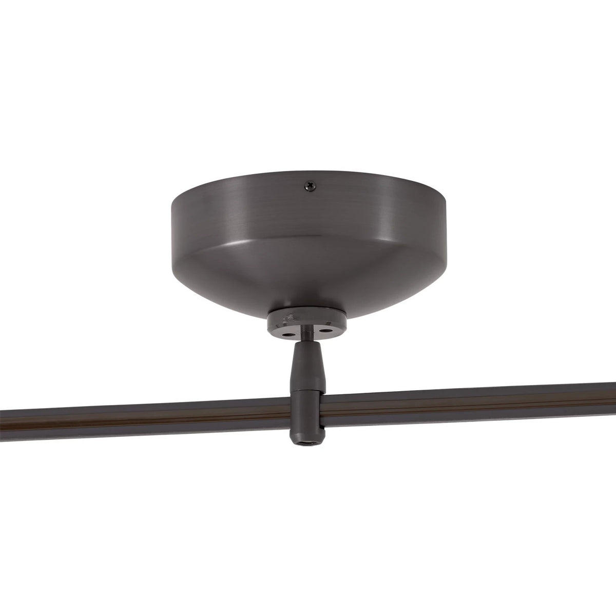 Visual Comfort MonoRail Surface Transformer 75W Magnetic in Antique Bronze, installed or detail view