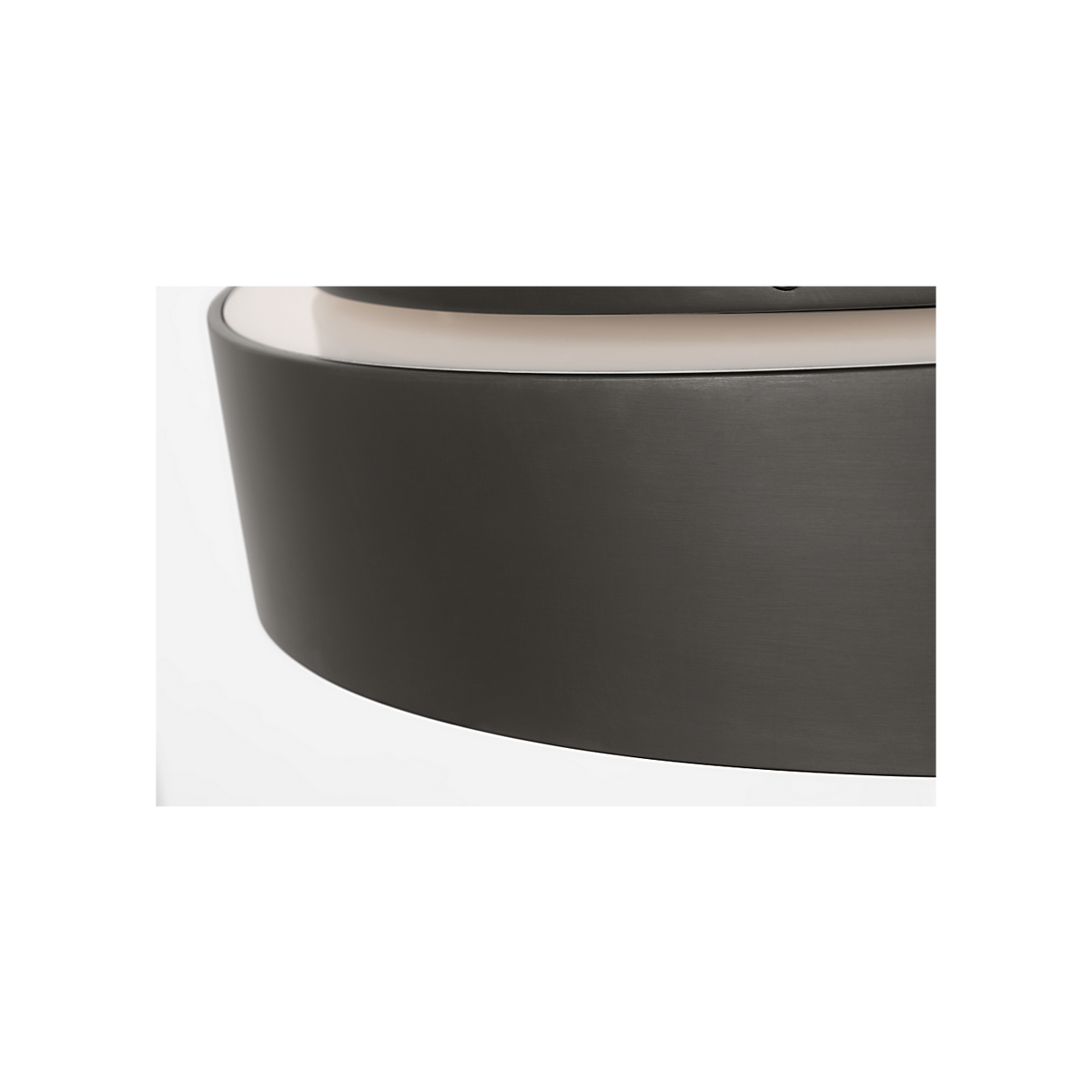 Wyllis 18" Flush Mount | Kelly Wearstler | Natural Alabaster | Bronze – close-up detail