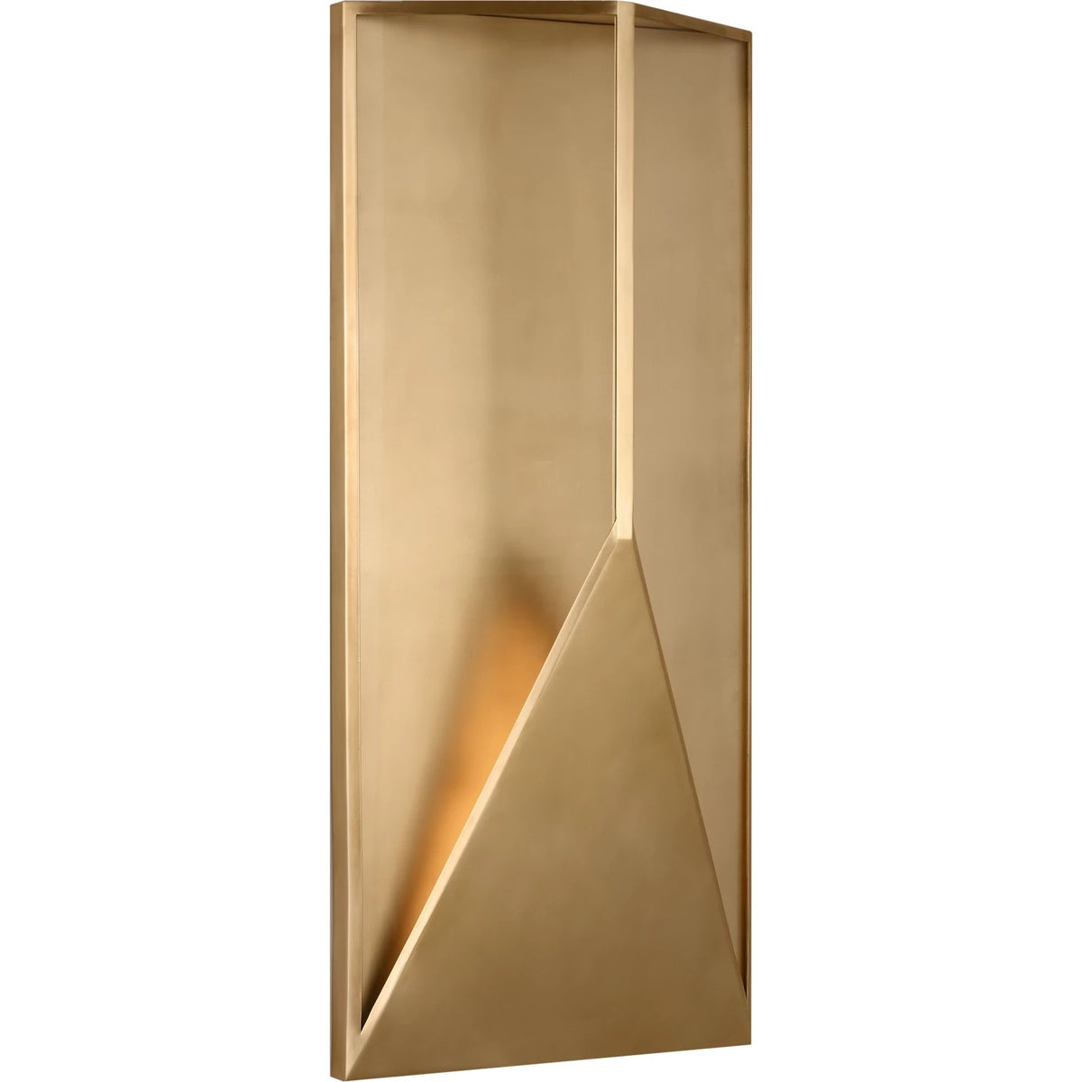 Visual Comfort Punto 30 in Hand-Rubbed Antique Brass, detail view
