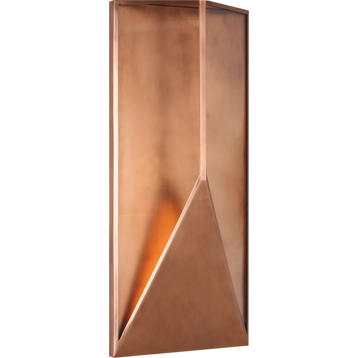 Visual Comfort Punto 30 in Natural Copper, alternate angle