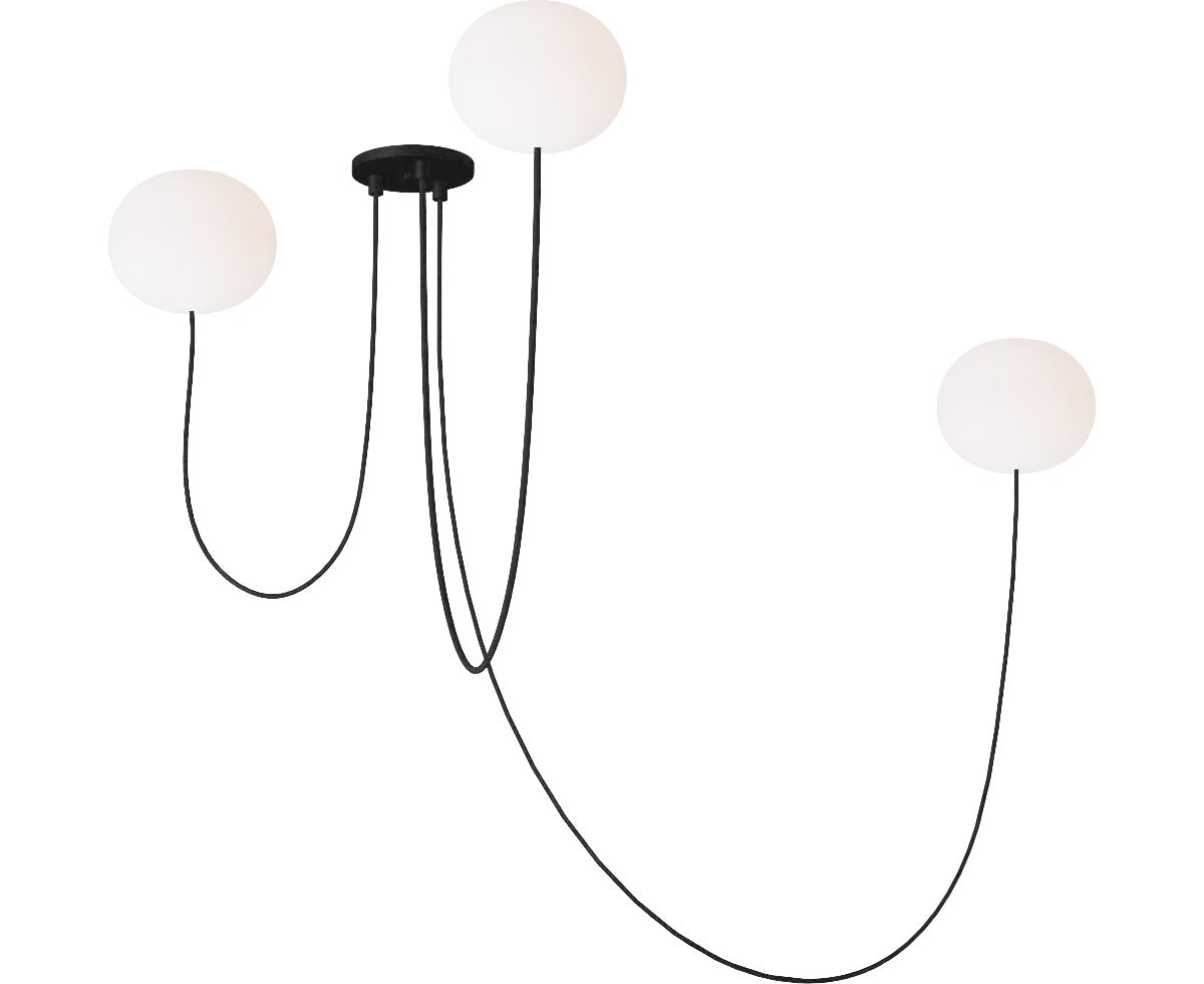 Visual Comfort Helium Small 3-Light Chandelier