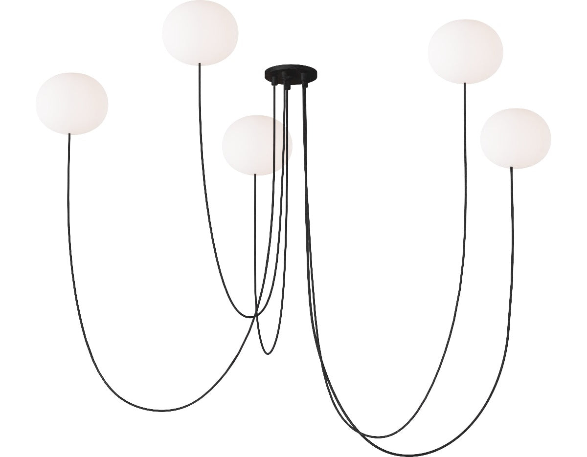 Visual Comfort Helium Small 5-Light Chandelier
