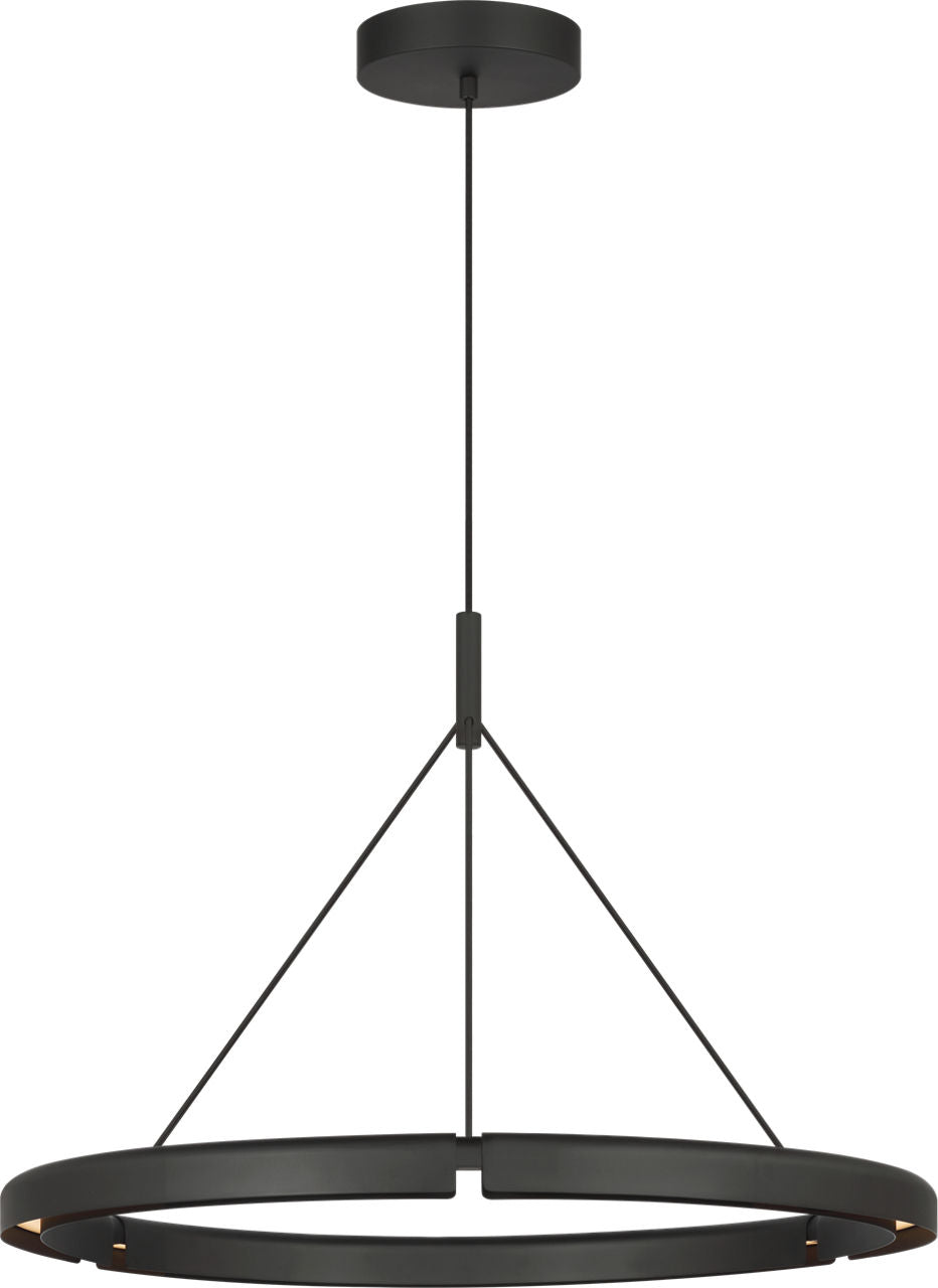 Cloak 30 LED Chandelier in Nightshade Black, product photo