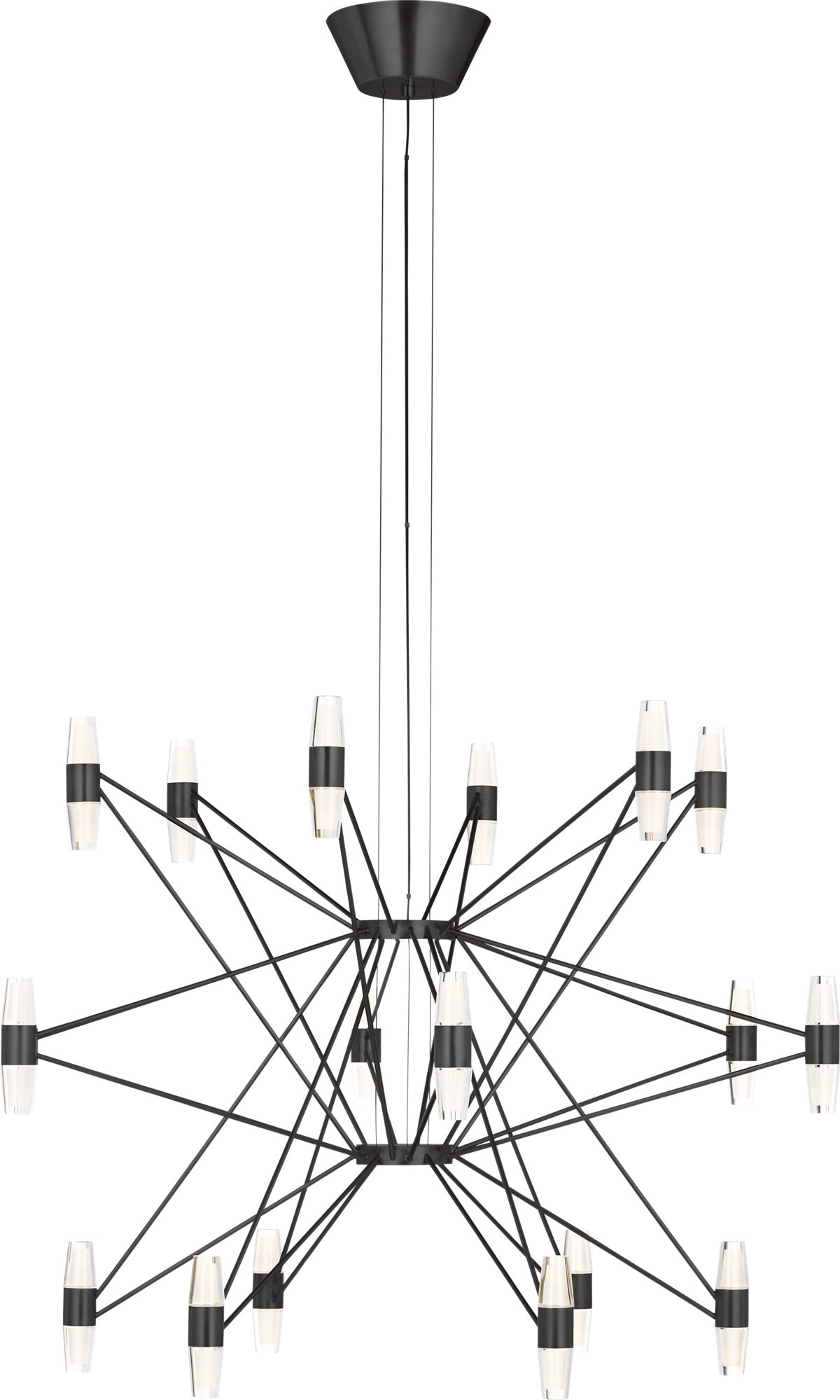 Visual Comfort Lassell Three Tier X-Large Chandelier – view 6