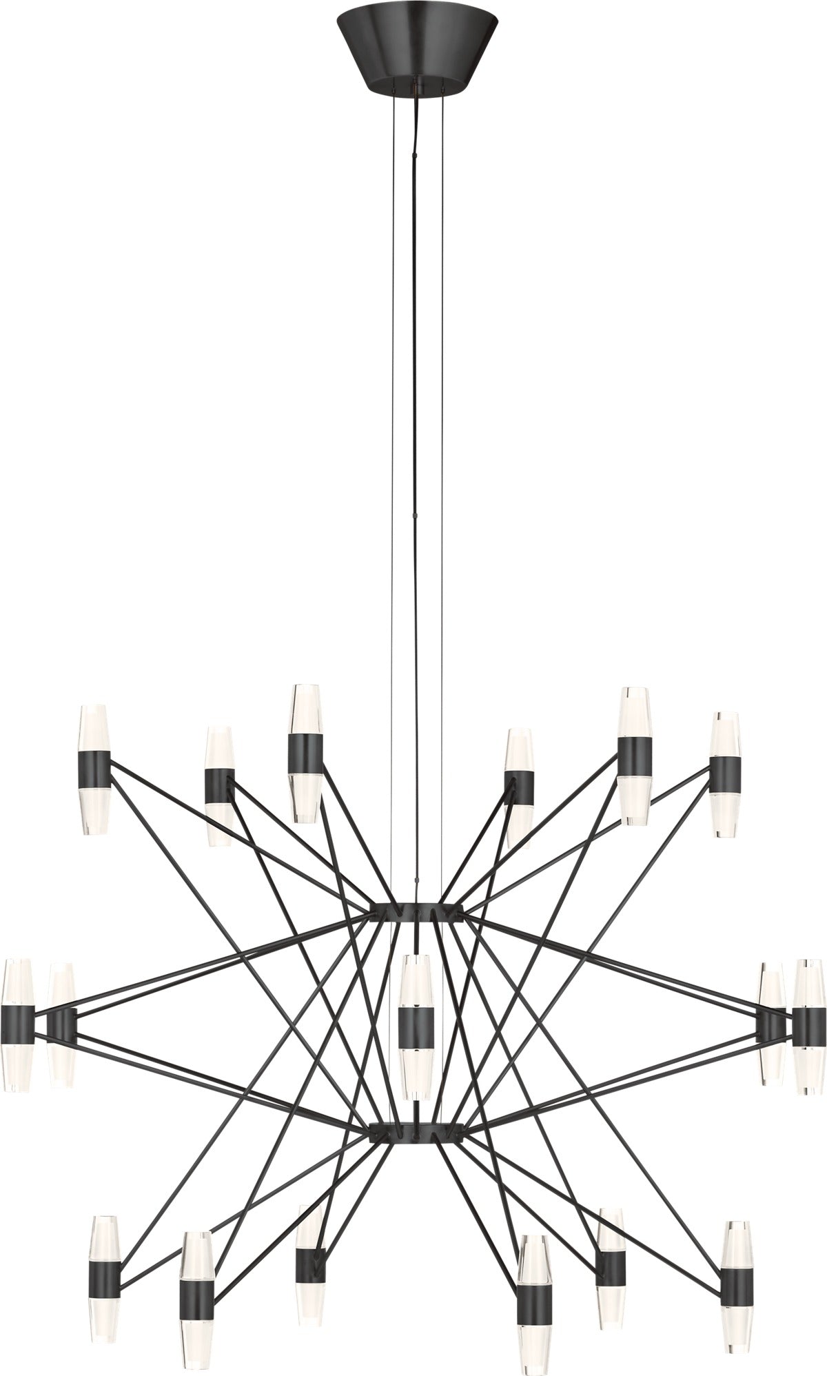 Visual Comfort Lassell Three Tier X-Large Chandelier
