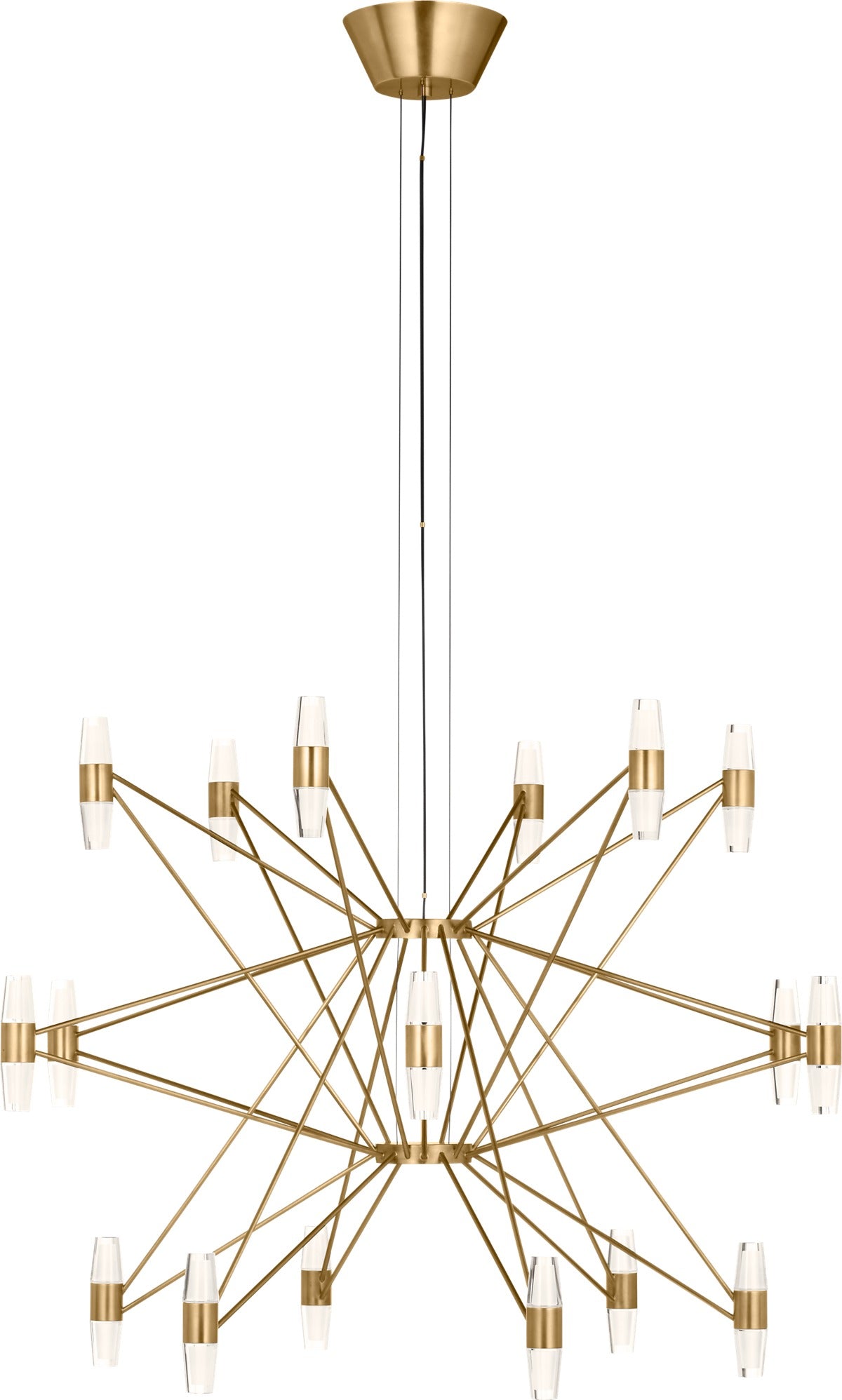 Visual Comfort Lassell Three Tier X-Large Chandelier – view 2