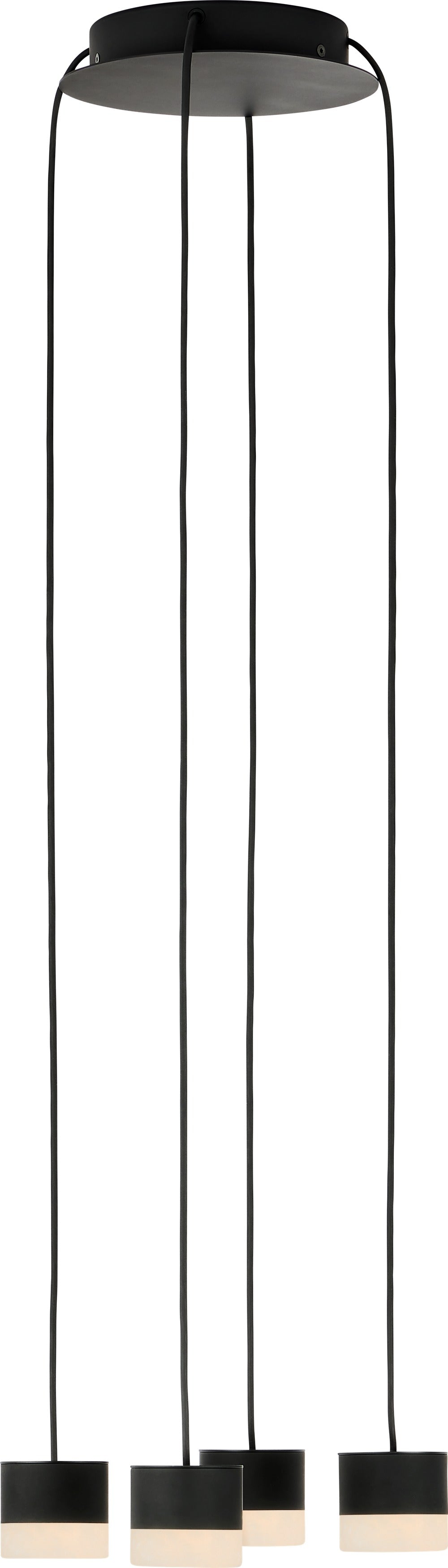 Visual Comfort Gable Alabaster 4-Light Chandelier – view 2