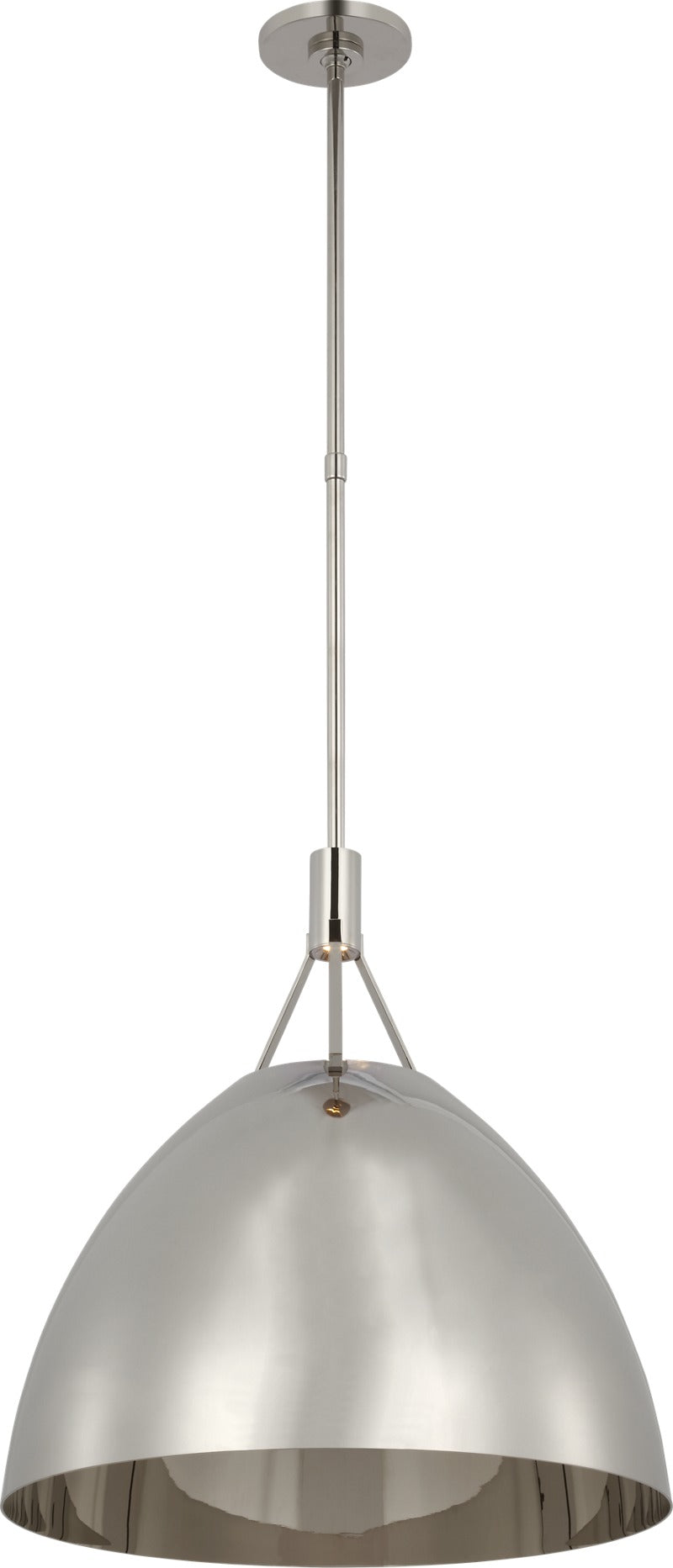 Sospeso Dome X-Large pendant in Polished Nickel