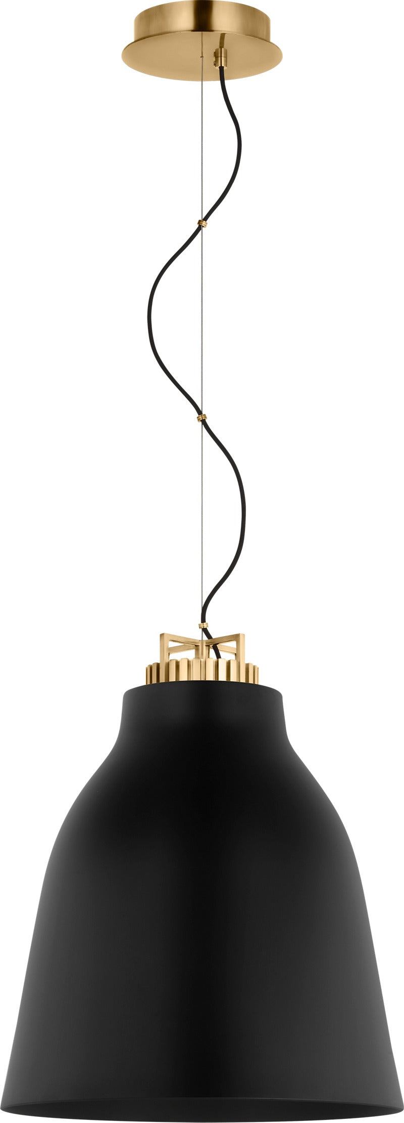Visual Comfort Forge Medium Tall Pendant – view 4