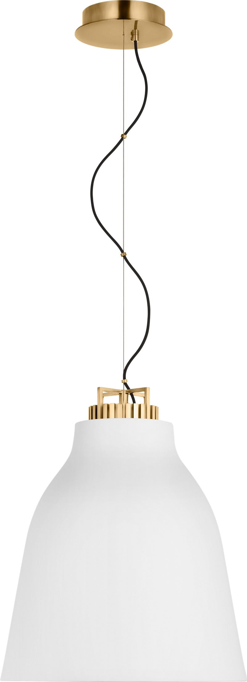 Visual Comfort Forge Medium Tall Pendant – view 2
