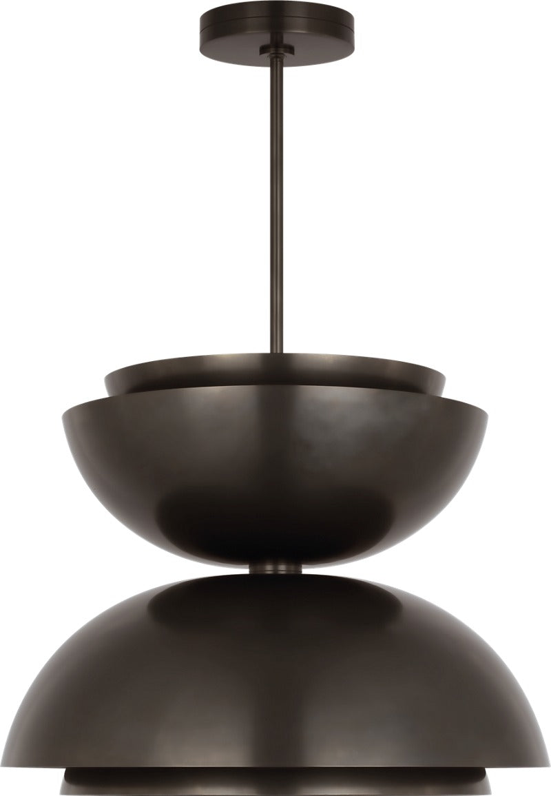 Visual Comfort Shanti X-Large Double Asymmetric Pendant – view 5