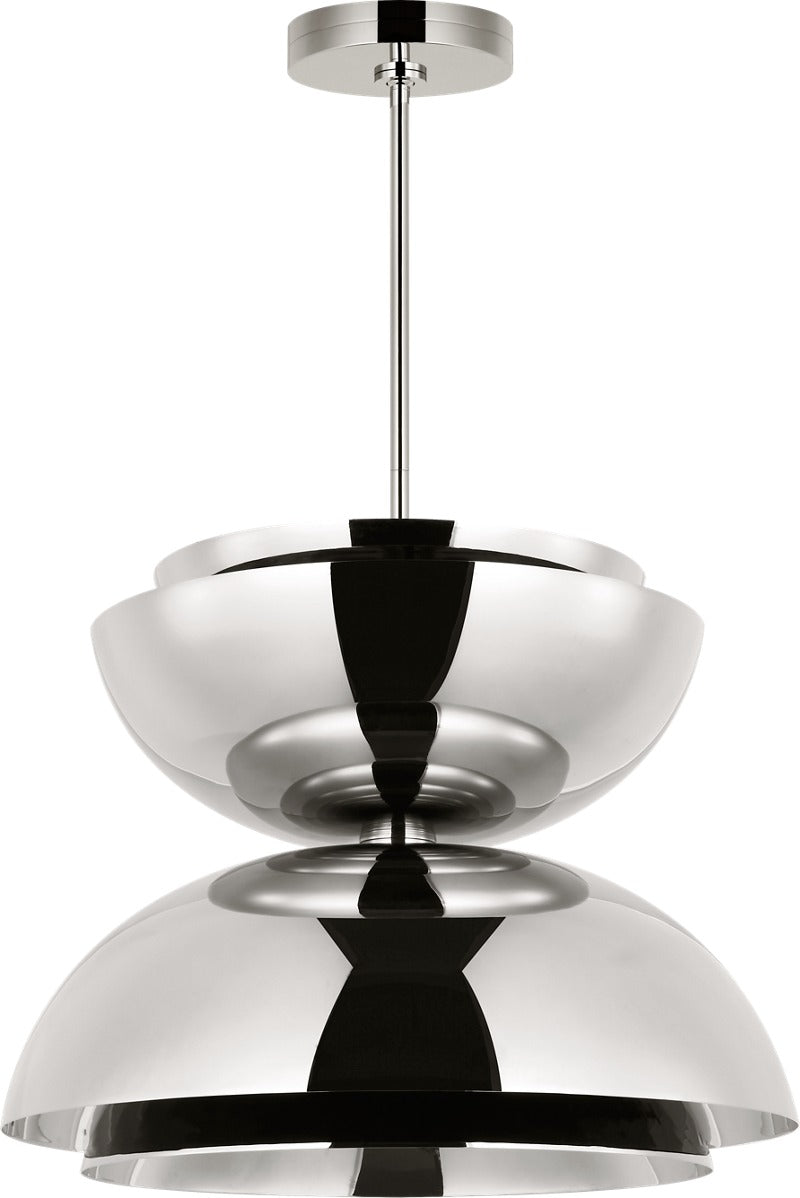 Visual Comfort Shanti X-Large Double Asymmetric Pendant – view 2