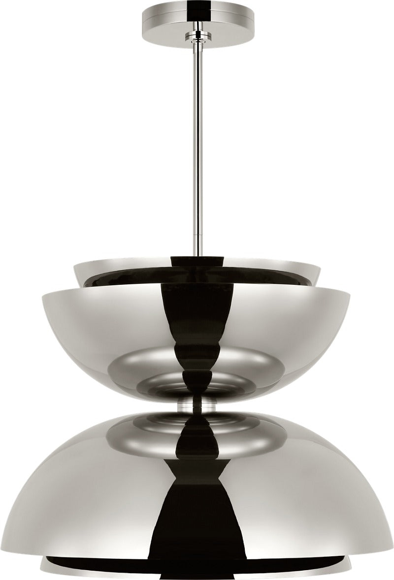 Visual Comfort Shanti X-Large Double Asymmetric Pendant – view 6