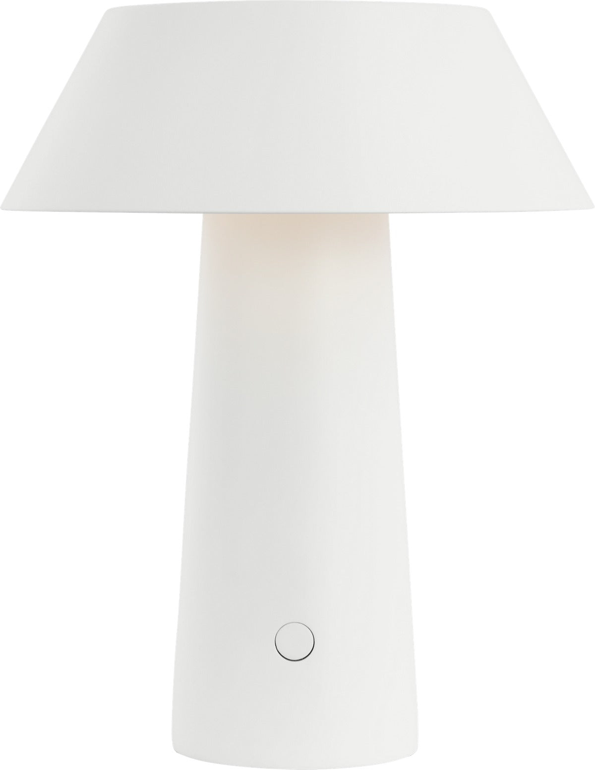 Sesa Short Accent table lamp in Matte White
