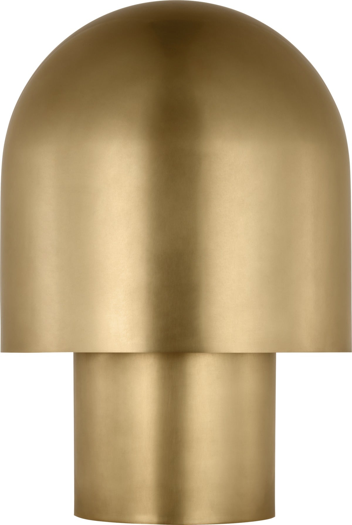 Kennett Small table lamp, Natural Brass, lit