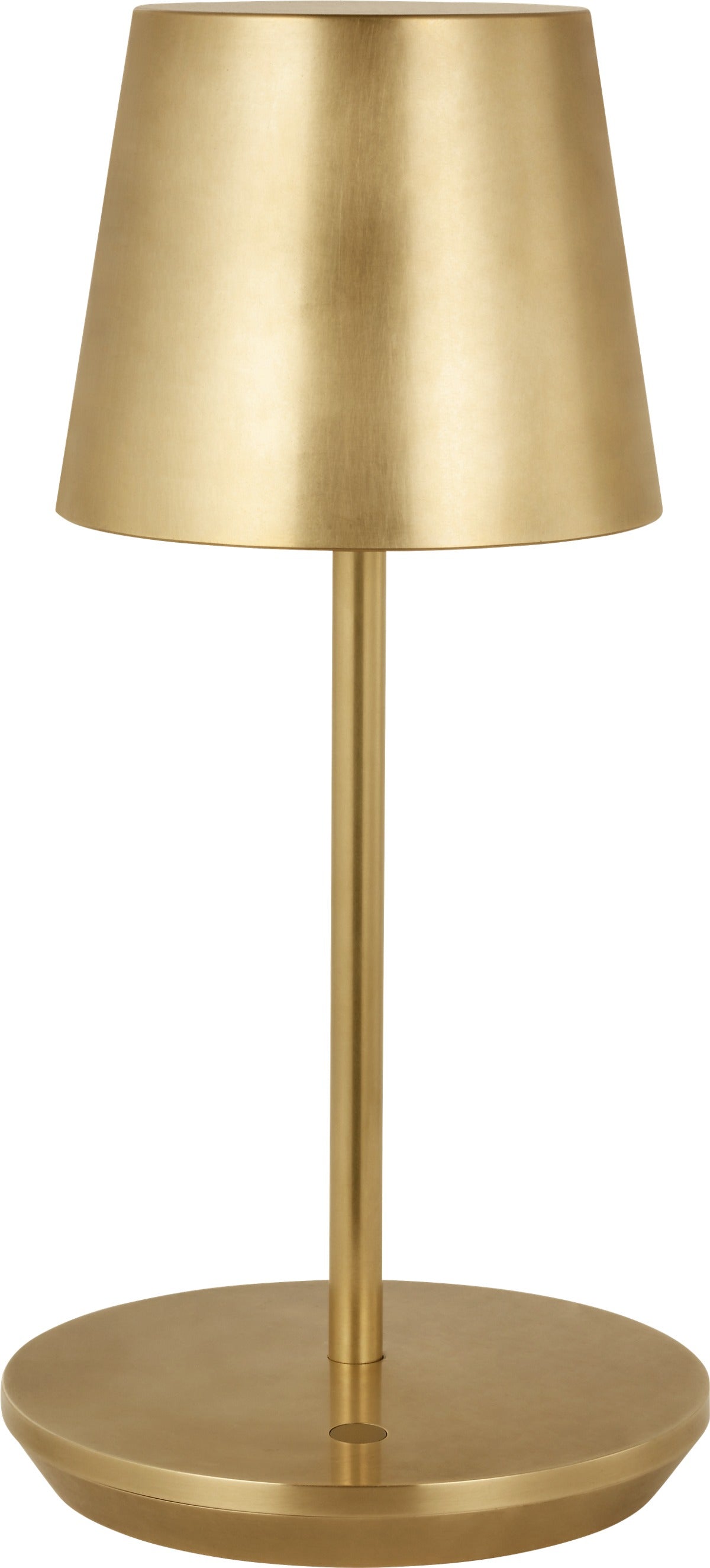 Nevis Short Accent table lamp in Hand-Rubbed Antique Brass