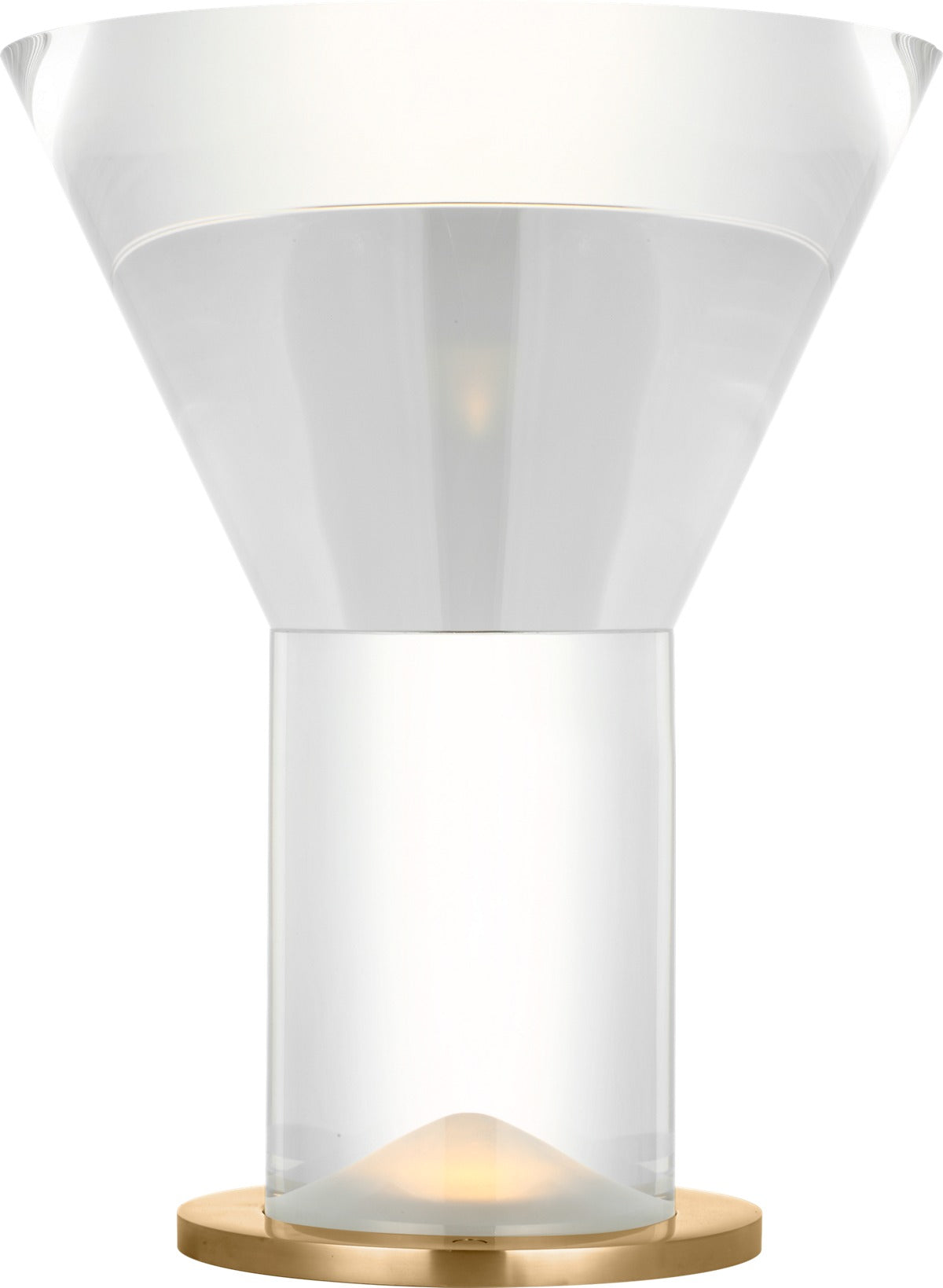 Beryl 15 Inverted lamp lit
