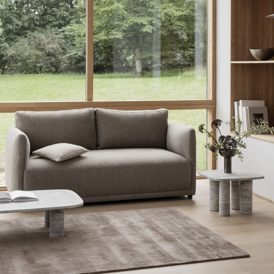 blomus VISCA Plush Viscose Stripe Area Rug, 3 Sizes – VISCA stripe rug styled with blomus MIYABI