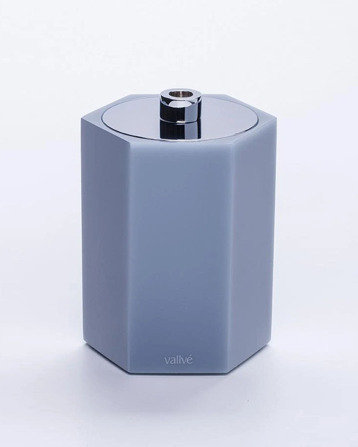 Vallvé Hexa swabs holder in Light Sky resin – photo 1